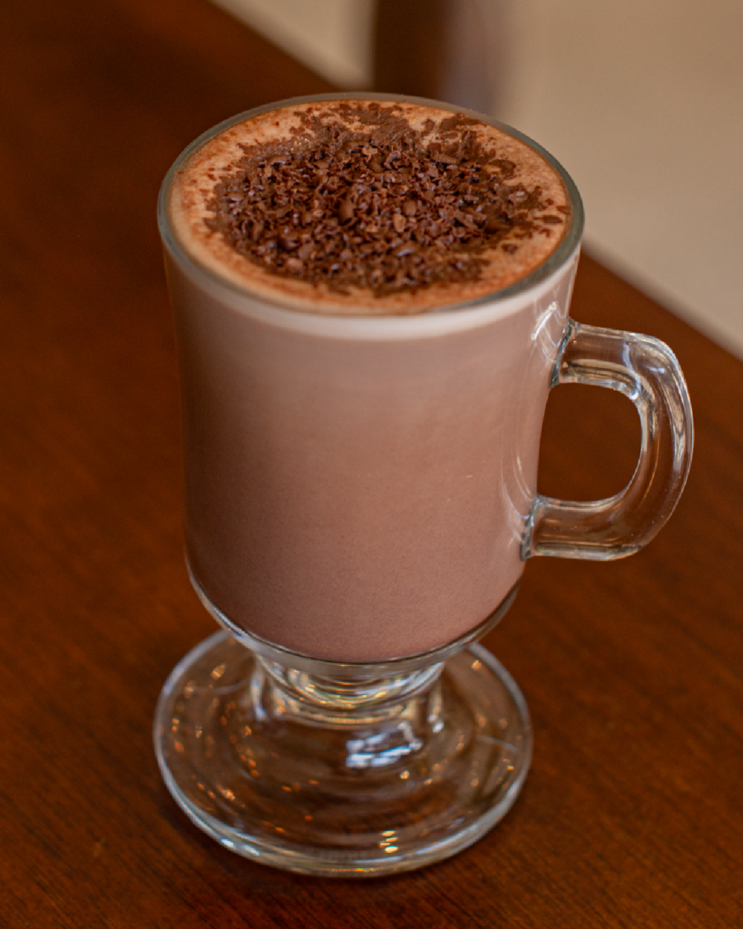 Cremoso e preparado com chocolate de alta qualidade.